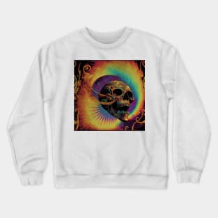 Pattern skull Crewneck Sweatshirt